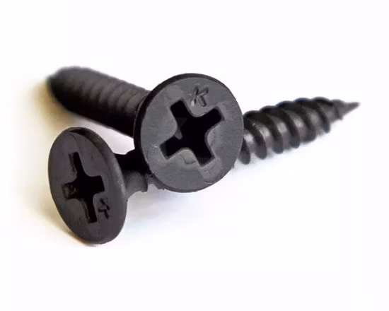 黒リン酸亜鉛メッキ DIN 18182 標準ラッパ頭細かい粗目ねじ完璧な安い石膏ボード Tornillos 石膏乾式壁乾式壁ネジ